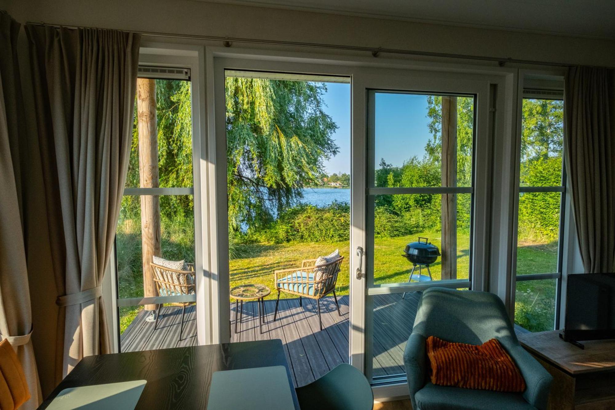 Ferienhaus Seepark Ternsche mit Bootsanleger Selm Exterior foto